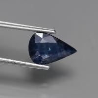 ราคา 1.05 ct พลอยแท้ ไพลิน เผาเก่า ทรงหยดน้ำ สีน้ำเงิน บางกะจะ (Heated Blue Sapphire Pear Shape) (46954282207)