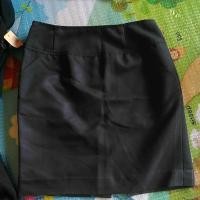 ราคา กระโปรงดำทรงเอมือสองงานป้าย (8712600794)