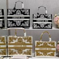 ราคา DIOR Book Tote สัตบรรณหนังแท้ สำหรับเดินทางและซื้อของทุกวัน (54859520800)