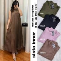 ราคา Sista Inner Dress Plisset Kutung แขนกุดธรรมดา Premium (25779242333)