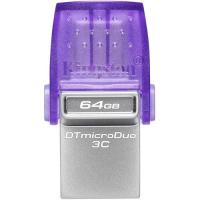 ราคา Kingston 64GB DataTraveler microDuo 3C USB 3.2 Gen 1 Flash Drive (DTDUO3CG3/64GB) (27803747426)