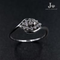 ราคา “ดวงตา” แหวนเงินแท้ 925 ฝัง Cubic Zirconia (เพชรรัสเซีย) | Jaruta Jewelry (1807997602)