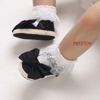 ราคา รองเท้าเด็กสาว Preston สไตล์ผีเสื้อกุทัณฑ์สีทึบ มีพื้นนุ่มกันลื่น (45257555144)
