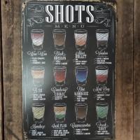 ราคา แผ่นป้ายสังกะสี SHOTS (5430491248)