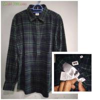 ราคา UNIQLO เสื้อเชิ้ตผ้าสักหลาด ยูนิโคล่ ของแท้ มือสอง เหมือนใหม่ (19667034662)