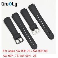 ราคา ยางเรซิ่นสายนาฬิกาสําหรับ Casio AW-90H-7E / AW-90H-9E AW-90H -7B/ AW-90H - 2B เปลี่ยนสายรัดข้อมือเข็มขัดอุปกรณ์เสริม (29612143234)