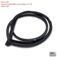 ราคา ยางขอบประตู หน้า-ซ้าย F-Lh แท้ 1ชิ้น สีดำ สำหรับ Toyota Corolla Altis Limo Sedan ZZE121 1.6 1.8 ปี 2003-2007 (7529614105)