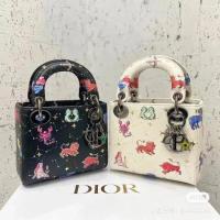 ราคา Dior 2022 ทานาบาตะ Limited Edition Lady Three Grid Tanabata รุ่นสิบสอง Constellation Dior Bag mini 3 Grid Cowhide Bag Mini Lady Handbag (45909763559)