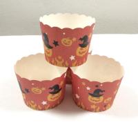 ราคา ถ้วยปาเน็ตโทน 50ใบ ถ้วยมัฟฟิน ลายฮัลโลวีน (445118829)