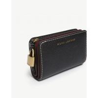 ราคา แท้ พร้อมส่ง กระเป๋าสตางค์ MARC JACOBS Grind Black Leather (1899422050)