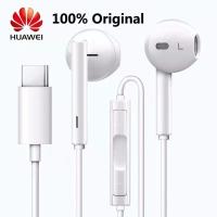 ราคา ของแท้ HUAWEI CM33 หูฟัง Type-C อินเทอร์เฟซไมโครโฟนเสียงรอบทิศทาง HUAWEI P20 P30 P40 Pro MATE20 Type-C (56107538897)
