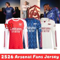 ราคา คุณภาพสูงแขนยาว Arsenal 25/26 home away Third S-4XL แฟนรุ่นเสื้อฟุตบอลฟุตบอลผู้ชาย (54959171964)