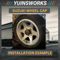 ราคา Jimny Vitara Suzuki 4x4 OEM ฝาครอบล้อ Tyre Cover ฝาครอบล้อ Tyre Cap Rim Cap Rim Cover (LIMIT UINT) (56358329148)