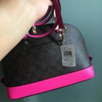 ราคา สีออกใหม่ล่าสุด COACH MINI SIERRA SATCHEL IN SIGNATURE COACH โดดเด่นมากๆ (537883827)