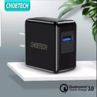 ราคา พร้อมส่ง CHOETECH หัวชาร์จเร็ว ที่ชาร์จแบต หัวชาร์จ usb หัวชาร์จQC 18W Quick Charge 3.0, 18W USB Wall Charger (4927081638)