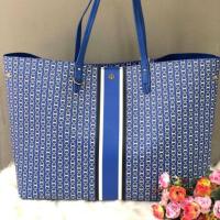ราคา สีหายาก พร้อมส่งค่ะ Tory Burch Gemini Link Tote Jewel Blue (4920189342)