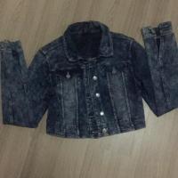 ราคา เสื้อแจ๊คเก็ตยีนส์ ตัวสั้น แขนยาว ผ้านิ่ม ผ้ายืด (2432363760)