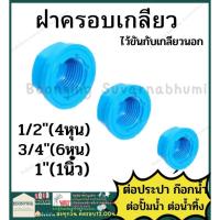 ราคา ฝาครอบ ฝาปิด ฝาเกลียวใน PVC พีวีซี 4หุน 6หุน 1นิ้ว 1.2นิ้ว ตราช้าง SCG : ต่อตรง ฝาครอบเกลียวใน ฝาครอบเกลียวนอก (17197260168)