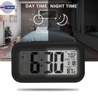 ราคา Alarm Clock Digital นาฬิกาปลุก พร้อมแสดงอุณหภูมิ เวลา วันที่ เดือน และสัปดาห์ เสียงเงียขณะทำงาน จอ LCD ขนาดใหญ่ ปรัความส (19287069771)
