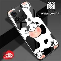 ราคา เคส NM - ล่าสุด INFINIX SMART 7 Case - 076 - เคสแฟชั่น Cow Casing Hp Case Softcase Hardcase Back Protector Hp Hardcase 2D Glossy Hp Case Silicone Hp Case Glass Kaca Case Shiny Mika Hp Kesing Hp (47157