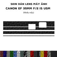 ราคา Canon EF 35mm f2 IS USM Lens Skin (หลายรุ่น) | Decal Film 3M 35mm สติ๊กเกอร์กันรอยเลนส์กล้อง (47456589125)