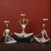 ราคา [hilabee] รูปปั้นรูปแกะสลักผู้หญิง Pose รูปปั้นสมาธิ Lady รูปปั้นประติมากรรมสําหรับตารางสตูดิโอห้องนอน (46854972017)