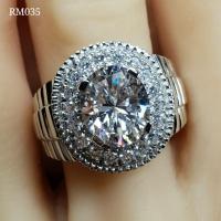 ราคา แหวนเพชรรูปไข่ 5 กะรัต เพชรเลียนแบบเพชรแท้ ทำจาก เพชร CZ, Cubic Zirconia หรือ เพชรโคลนนิ่ง ทำจากแร่สังเคราะห์ CZ (9164151375)