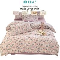 ราคา 1ชิ้น ปลอกผ้านวม ไม่มีผ้านวม การ์ตูน duvet cover ปลอกนวม ดอกไม้/กระต่าย 3.5ฟุต 5ฟุต 6ฟุต 3ฟุต tulip (25992366037)
