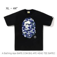 ราคา พร้อมส่ง เสื้อยืด A Bathing Ape Bape ลาย BAPE.COM BIG APE HEAD TEE BAPEC (24995370751)