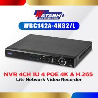 ราคา WATASHI เครื่องบันทึก รุ่น WRC142A-4KS3 NVR 4CH 1U 4 POE 4K & H.265 Lite Network Video Recorder (28424759491)