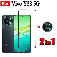 ราคา Vivo Y38 5G กระจกนิรภัยสําหรับ Vivo Y18 Y03 Y100 Anti Blue กระจกนิรภัยและฟิล์มเลนส์กล้อง (40930027356)