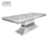 ราคา Chic Republic โต๊ะอาหาร รุ่น HERNANDEZ-CH/240 MARBLE (54603494375)