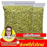 ราคา เมล็ดฟักทองอบ 500 260 130 75 กรัม ฟักทอง กะเทาะเปลือก [พร้อมทาน] (42063923659)