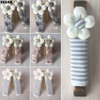 ราคา ฝาครอบมือจับดอกไม้, ฝาครอบมือจับตู้เย็นกันฝุ่นลายดอกไม้, ใช้งานง่ายกันลื่นป้องกันไฟฟ้าสถิตย์ข้นลูกบิดประตูครอบคลุมตู้เย็น (48408147971)