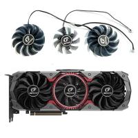 ราคา สีสัน iGame GeForce RTX 2080 Ti 2080 2070 2060 GTX 1660Ti 85 มม. 75 มม.4pin PVA080E12R GPU พัดลม (53859560298)