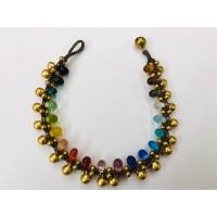 ราคา สร้อยข้อเท้าทองเหลืองแท้ หยดน้ำแก้ว (24997320375)
