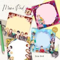 ราคา Memo pad กระดาษโน๊ต Harry Potter⚡️ (13588603133)