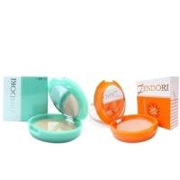 ราคา Zendori Powder เซนโดริ แป้งผสมรองพื้น สีเขียว สีส้มกันแดด สีชมพูออร่า Malmofone (45059571273)
