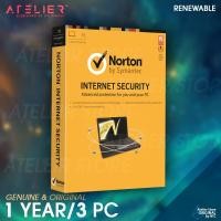 ราคา Norton Internet Security 1ปี/3 เครื่อง - ของแท้ (7433479041)