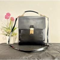 ราคา Bally Vintage Messenger Handbag Shoulder Bag (6280395279)