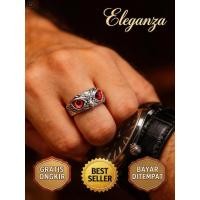 ราคา [Eleganza] แหวนนกฮูกสําหรับผู้ชายและผู้หญิงแหวนนกฮูกแบบปรับได้ (46759763783)