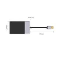 ราคา ❤ XQD Multi Memory Card Reader With 2 X USB 3.0 HUB Adapter Sony G/M Series, Lexar 2933X/1400X Fo (25681664021)