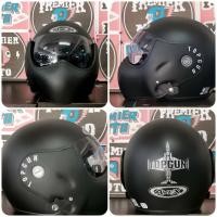 ราคา หมวกกันน็อค Avex TopGun ทรง นักบิน ยกคางได้ สีดำด้าน (1250298245)