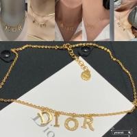 ราคา 100% ของแท้แท้ใหม่ DIOR ตัวอักษร LOGO แฟชั่นสร้อยคอ (55309868174)