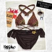 ราคา ชุดว่ายน้ำ Bikini ชุดทูพีช Two-piece ท่อนบน Victoria’s Secret / ท่อนล่าง Mossimo ใหม่ป้ายห้อย ไซส์ M (1193054238)