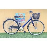 ราคา จักรยานญี่ปุ่นมือ2 GEO *CROSS ล้อ27" มีไฟหน้าอัตโนมัติ เกียร์Shimano 6speed พร้อมใช้งาน (23986277585)
