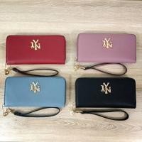 ราคา กระเป๋าสตางค์ใบยาว กระเป๋าเงิน Lyn Long wallet กระเป๋าสตางค์ใบยาวซิปรอบ วัสดุหนัง PU (25094535074)