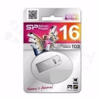 ราคา [GENUINE] USB Silicon Power Touch T03 2.0 16GB (สีเงิน) (27844273024)