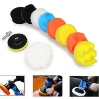 ราคา 3inch Car Polishing Disc 11Pcs/Set Self-Adhesive Buffing Waxing Sponge Wool Wheel Polishing Pad For Car Polisher Drill A (24590246479)