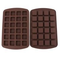 ราคา แม่พิมพ์ ซิลิโคน ช่องสี่เหลี่ยมจัตุรัส 24 ช่อง (คละสี) 24 Cavity Brownie Silicone Mold (6488275587)
